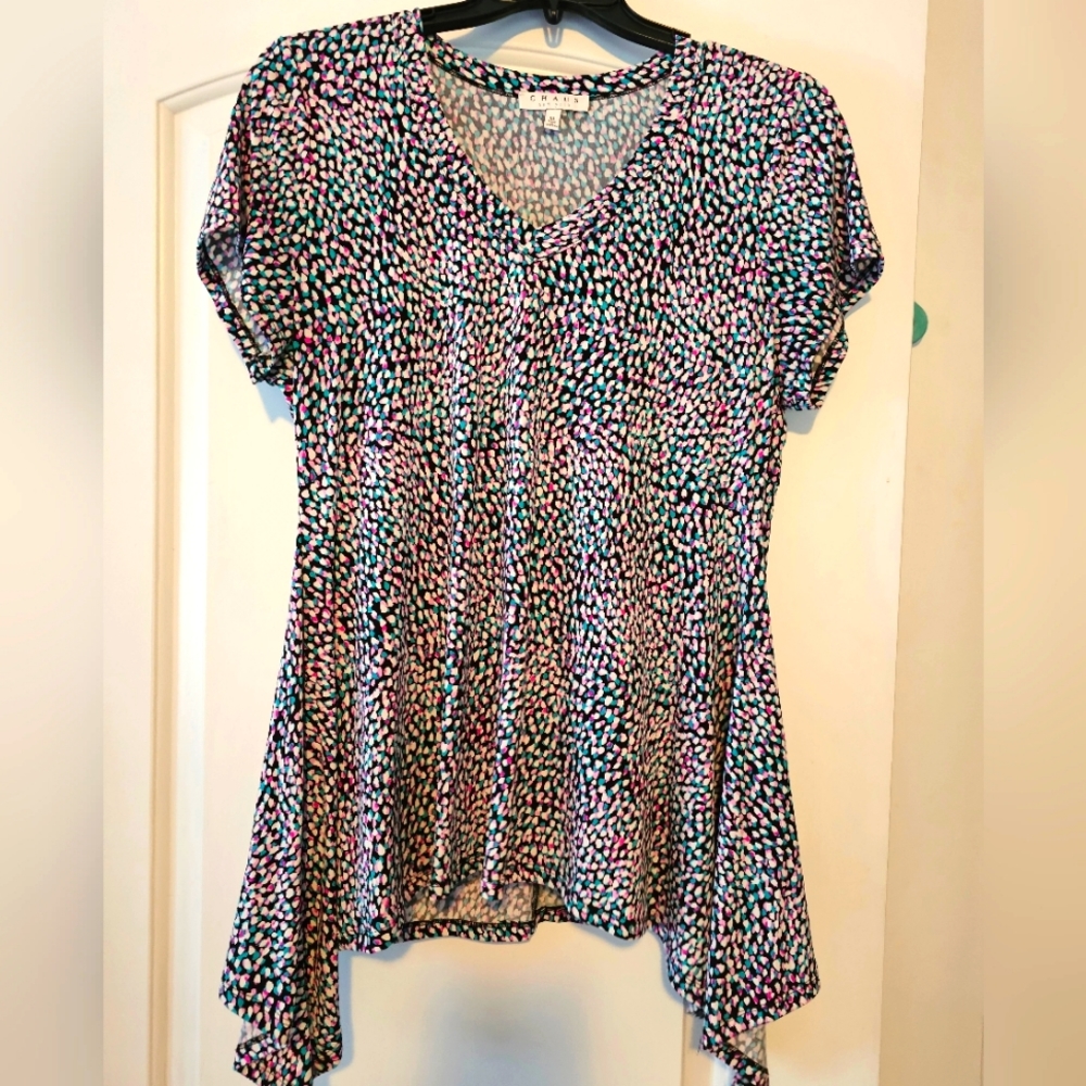 XL Chaus multi-colored blouse